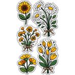 Bsb Bitki Çiçek Telefon Laptop Notebook Tablet Defter Matara Stiker Etiket ST2270