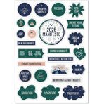 Bsb Doğumgünü Manifesto Telefon Laptop Notebook Tablet Defter Matara Stiker Etiket ST2562