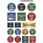 Bsb Iş Olumlama Telefon Laptop Notebook Tablet Defter Matara Stiker Etiket ST2514
