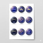 Bsb Islamiyet Temalı Telefon Laptop Notebook Tablet Defter Matara Stiker Etiket ST2357