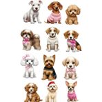 Bsb Köpekler Telefon Laptop Notebook Tablet Defter Matara Stiker Etiket ST2210