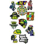 Bsb Motosiklet Telefon Laptop Notebook Tablet Defter Matara Stiker Etiket ST2075