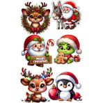 Bsb Noel Yeniyıl Yılbaşı Telefon Laptop Notebook Tablet Defter Matara Stiker Etiket ST2151