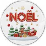 Bsb Noel Yılbaşı Yeni Yıl Telefon Laptop Notebook Tablet Defter Matara Stiker Etiket 18 cm ST2469