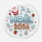 Bsb Noel Yılbaşı Yeni Yıl Telefon Laptop Notebook Tablet Defter Matara Stiker Etiket 18 cm ST2472