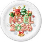Bsb Noel Yılbaşı Yeni Yıl Telefon Laptop Notebook Tablet Defter Matara Stiker Etiket 18 cm ST2473