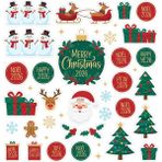 Bsb Noel Yılbaşı Yeni Yıl Telefon Laptop Notebook Tablet Defter Matara Stiker Etiket ST2427