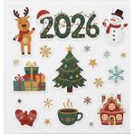 Bsb Noel Yılbaşı Yeni Yıl Telefon Laptop Notebook Tablet Defter Matara Stiker Etiket ST2430