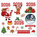 Bsb Noel Yılbaşı Yeni Yıl Telefon Laptop Notebook Tablet Defter Matara Stiker Etiket ST2437