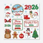 Bsb Noel Yılbaşı Yeni Yıl Telefon Laptop Notebook Tablet Defter Matara Stiker Etiket ST2442