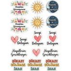 Bsb Olumlama Telefon Laptop Notebook Tablet Defter Matara Stiker Etiket ST2496