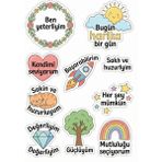 Bsb Olumlama Telefon Laptop Notebook Tablet Defter Matara Stiker Etiket ST2498