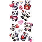 Bsb Panda Telefon Laptop Notebook Tablet Defter Matara Stiker Etiket ST2168