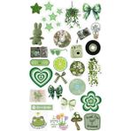 Bsb Popüler Yeşil Telefon Laptop Notebook Tablet Defter Matara Stiker Etiket ST2072