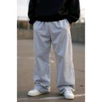 BSBSPOR Baggy Bol Eşofman Altı Iki Stil ; Ister Bol Paça Ister Dar Paça Erkek Kadın Unisex - Gri - 11XL