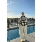 BSBSPOR Erkek / Kadın Bol Tarz Baggy Yazlık Lastikli Paça Eşofman Altı Gri / Siyah / Antrasit - 4XL
