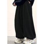 BSBSPOR Yazlık Bol Baggy Eşofman Altı Lastikli Paça Ayarlanabilir Unisex Erkek Kadın Gri Siyah Antrasit - 10XL