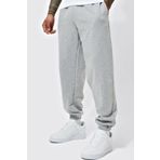BSBSPOR Yazlık Düz Gri Oversize Şalvar Paçası Lastikli Gri Eşofman Altı Erkek Kadın Unisex