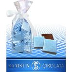BSC Chocolate Samsun Çikolata 100 Lü 600 gr Bebek Mavisi Sargılı Madlen Çikolata - 1 Paket