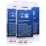 BSH Entkalkungstabletten 3 adet. 2 in 1 Calc + Protect Bosch Siemens Neff Gaggenau (4 " lü paket)