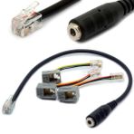 BSHTU 4P4C RJ9/RJ10 3.5mm dişi adaptör kablosu Stereo dönüştürücü telefon kablosu Cisco IP telefonlar için 7931G 7940 7941 7942 MX10 Vista modüler adaptörler