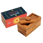 BSIRI Ziggurat Sandığı - Gizli Bölmeli Beyin Teaser Kutusu Para Kutusu, Stash Kutusu, Mücevher Kutusu, 3D Bulmaca Kilit Kutusu, Hediye Kartı, Chistmas için Nakit Hediye için Para Bulmaca Kutusu