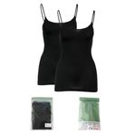 BSM 045003 BYN İP ASKILI STRECH 2 Lİ ATLET Kahverengi B0123M045003 Siyah XXL