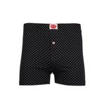 BSM 13704 Yıldız Baskılı Siyah Erkek Boxer