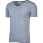 BSM 41603 Gri Modal V Yaka Kısa Kol Erkek Body