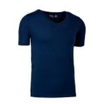 BSM 41603 Lacivert Modal V Yaka Kısa Kol Erkek Body