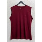 Bsm Erkek Modal Serinleten Dip Kol T-Shirt 55403 - Bordo - 2XL