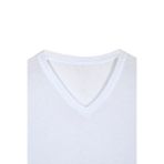Bsm Erkek Supima Pamuk V Yaka T-Shirt 41853 - Beyaz