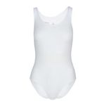 BSM Kadın Modal Pamuklu Kalın Askılı Kancalı Çıtçıtlı Yumuşak Nefes Alabilen Body Atlet (XL, Beyaz)