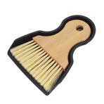 BSMstone Mini Süpürge ve Faraş Seti, Bambu Saplı Taşınabilir El Süpürgesi Ev, Banyo, Mutfak, Araba İçi, Ofis, Evcil Hayvan Alanları için Küçük Kırıntı Süpürgesi (Siyah)