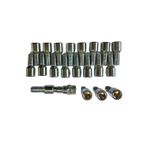 BSR Lastik MarketAllen Başlı Bijon M14x1.5 Dişboyu 28mm Krom Kaplama, 20 Adet + sökme adaptörü Hex-12