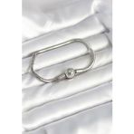 Bsre Gümüş Renk Yılan Zincir Charm Bileklik (Pandora Model)