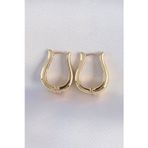 Bsre Pirinç İçi Boş Gül Küpe (Gold Renk)
