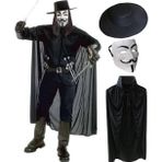 Bsre V For Vendetta Maskesi Şapka Pelerin Seti