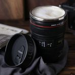 BSSM Çelik Objektif Lens Tasarımlı Kupa Bardak
