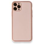 BSSM Coco Deri Silikon Kapak - Pembe iPhone 11 Pro Max Kılıf