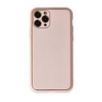 BSSM Coco Deri Silikon Kapak - Pudra iPhone 11 Pro Max Kılıf