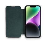 BSSM Dolpin Kapaklı - Koyu Yeşil iPhone 14 Pro Kılıf