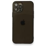 BSSM Fly Lens Silikon - Siyah iPhone 12 Pro Kılıf