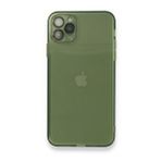 BSSM Fly Lens Silikon - Yeşil iPhone 11 Pro Max Kılıf