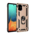 BSSM Gold Samsung Galaxy A71 Sofya Yüzüklü Silikon Kapak Kılıf