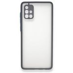 BSSM Gri Samsung Galaxy A71 Montreal Silikon Kapak Kılıf