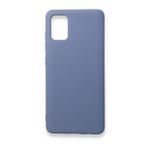 BSSM Gri Samsung Galaxy A71 Nano İçi Kadife Silikon Kılıf