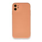 BSSM iPhone 11 Nano İçi Kadife Silikon Turuncu Kılıf