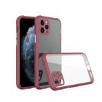 BSSM iPhone 11 Pro Max Miami Şeffaf Silikon Fuşya Siyah İnci Kılıf