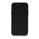 BSSM iPhone 11 Pro Nano İçi Kadife Silikon Siyah Kılıf